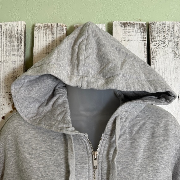 Time And Tru Classic Gray Hoodie Sweatshirt Full Zip Women’s Size Small Everyday - Picture 4 of 10
